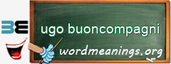 WordMeaning blackboard for ugo buoncompagni